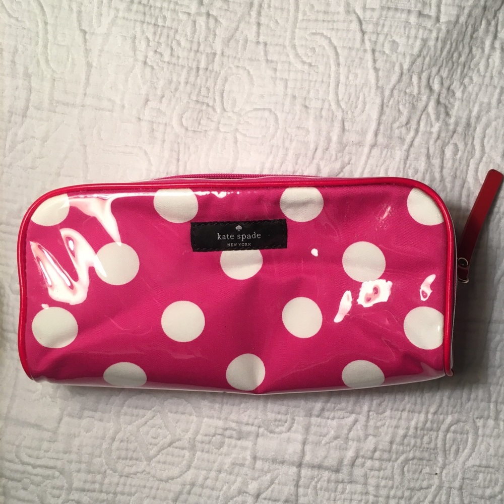 Kate Spade Polka Dot Makeup Bag
